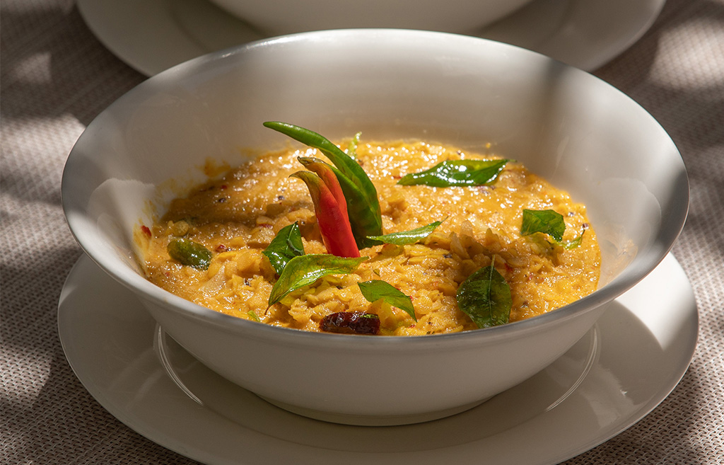 Daal Curry; another dish with a nice 'kick', available to guests of the Kamadhoo Inn, Maldives.